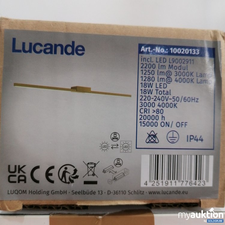 Artikel Nr. 438927 Artikel Nr. 438927: Lucande Deckenleuchte incl. LED Modul