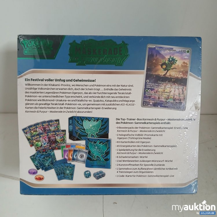 Artikel Nr. 824927 Artikel Nr. 824927: Pokemon Maskerade Sammelkarten TCG Display Box