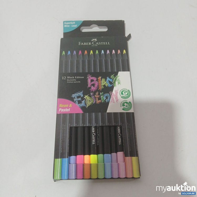 Artikel Nr. 848927: Faber-Castell 12 Black Edition Buntstifte 