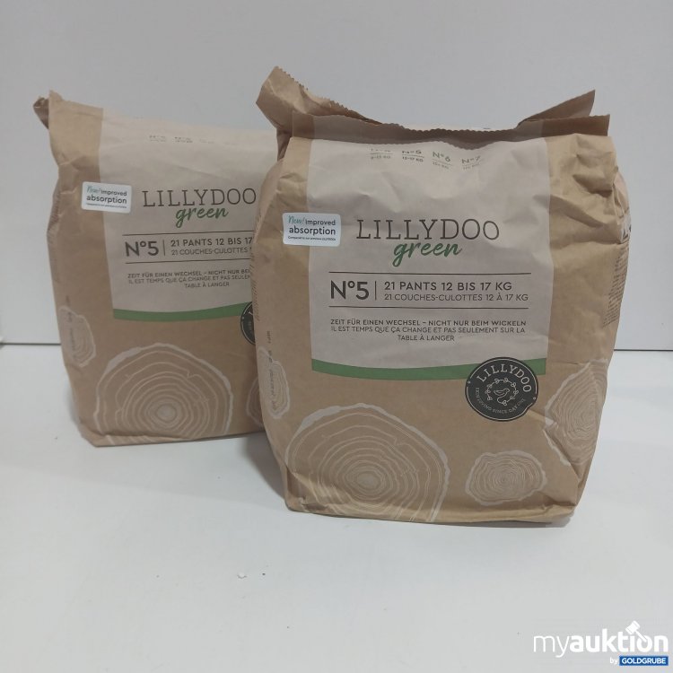 Artikel Nr. 867927: Lillydoo Green Windeln 12-17kg 2er Pack x21 Stück 