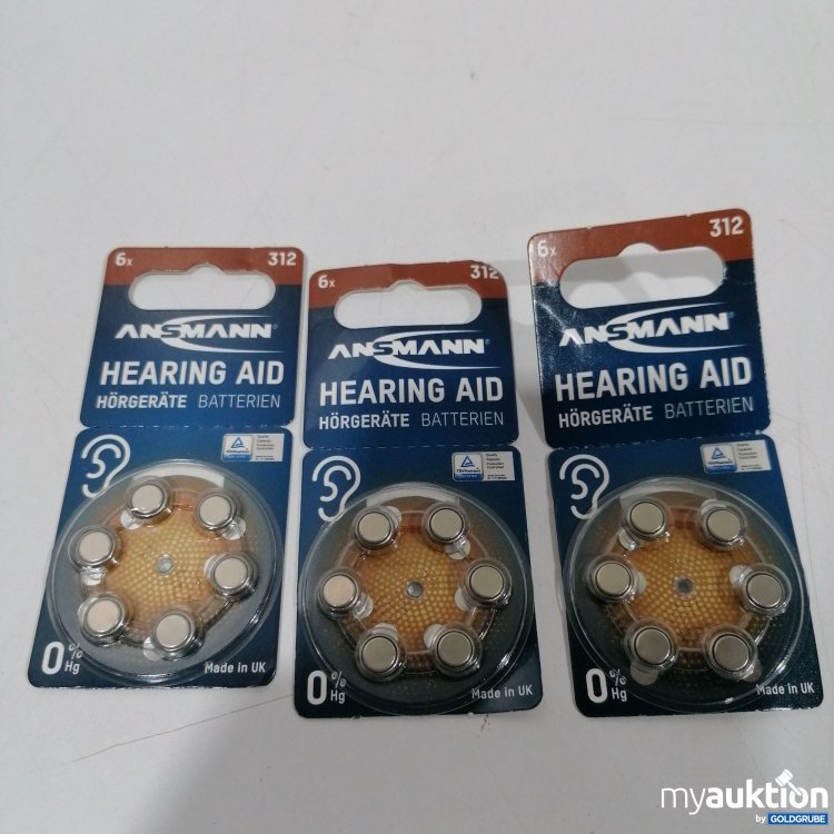Artikel Nr. 897927: Ansmann Hörgeräte Batterien 3x6Stk