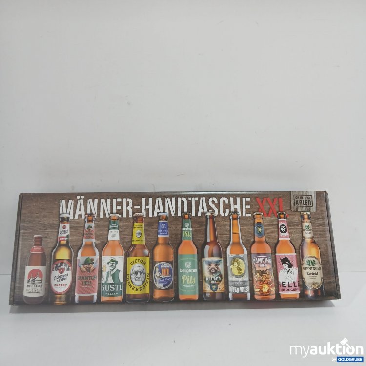 Artikel Nr. 969927: Original Kalea Männer-Handtasche XXL 12Biersorten 