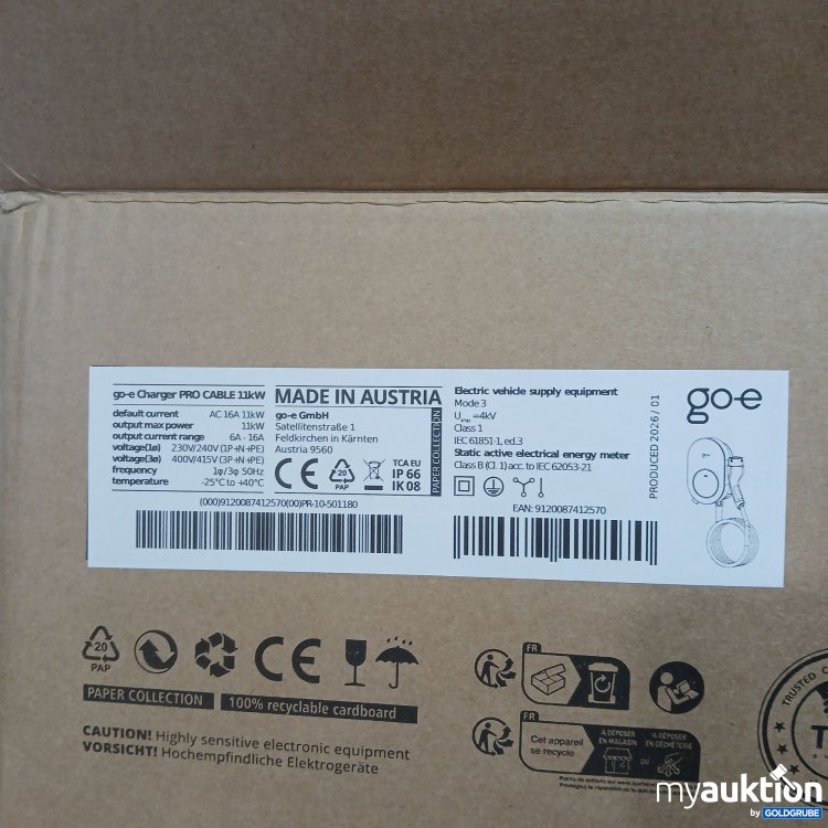 Artikel Nr. 978927 Artikel Nr. 978927: Go-e Charger Pro Cable 11kW