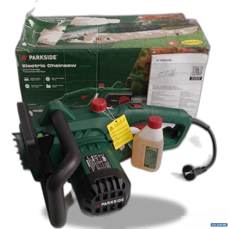 Artikel Nr. 994927: PARKSIDE Elektro Kettensäge neu aber die Sägekette fehlt