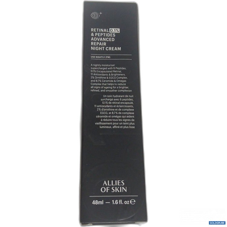 Artikel Nr. 998927: Allies of Skin Retinal 0,1% & Peptides advanced Repair night cream 48ml 