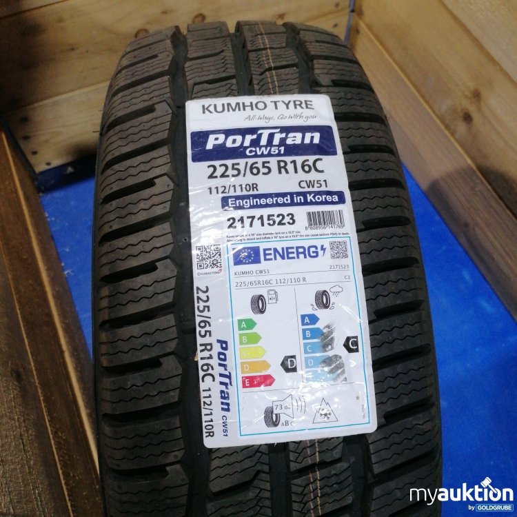 Artikel Nr. 399928 Artikel Nr. 399928: Kumho Tyre Por Tran CW51, 225/65 R16C