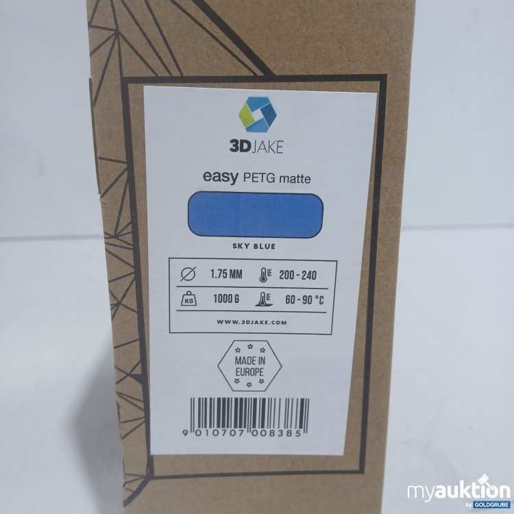 Artikel Nr. 468928: 3D Jake easy PETG matte 1.75 mm 1000 g Sky Blue 3Printer Filament