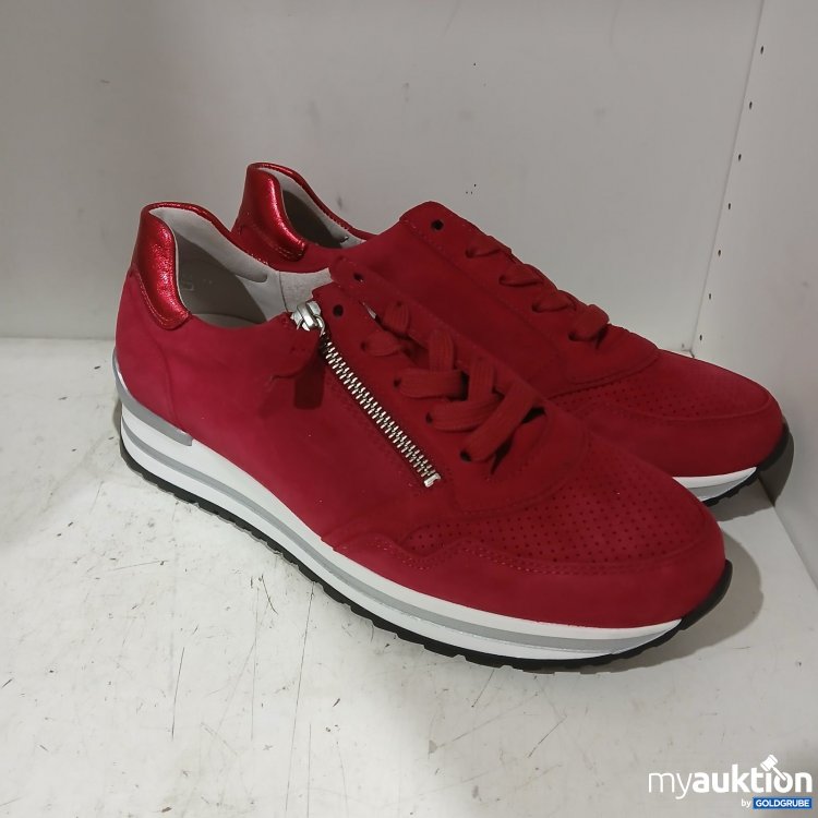 Artikel Nr. 469928 Artikel Nr. 469928: Gabor Sneaker Samtchevreau/Satin rubin/fire