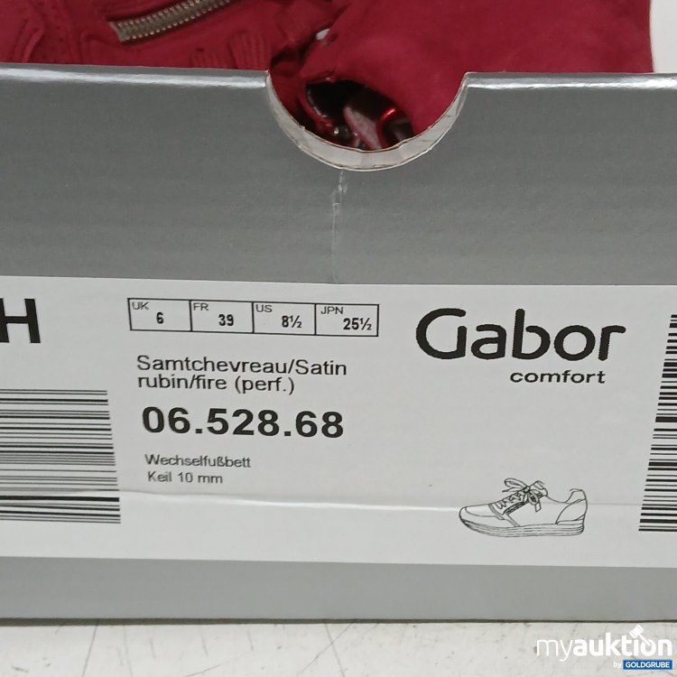 Artikel Nr. 469928 Artikel Nr. 469928: Gabor Sneaker Samtchevreau/Satin rubin/fire