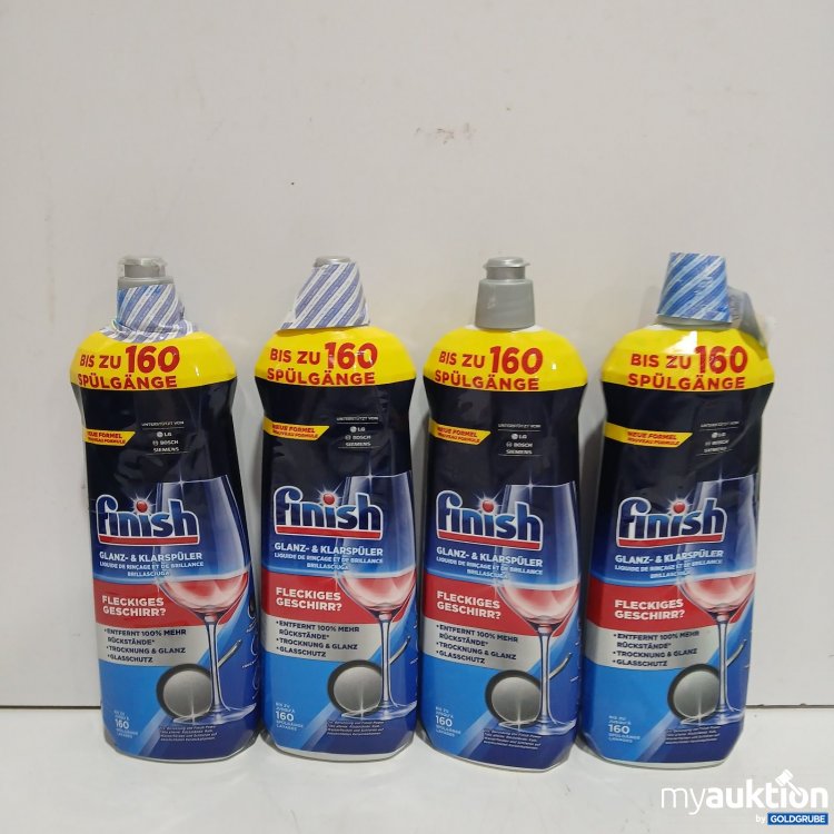 Artikel Nr. 470928: 4x800ml finish Glanz- & Klarspüler 
Verpackung beschmutzt