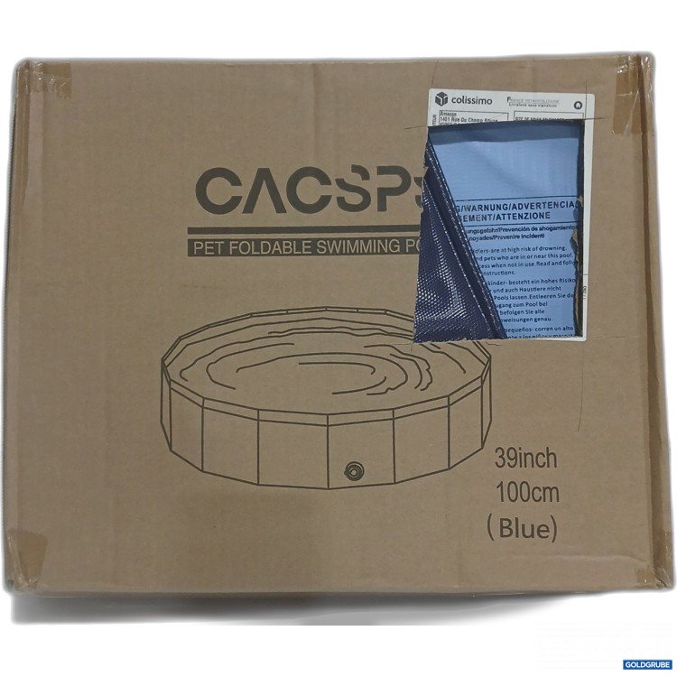 Artikel Nr. 882928: Cacsps Pet Foldable Swimming Pool 100cm Blue
