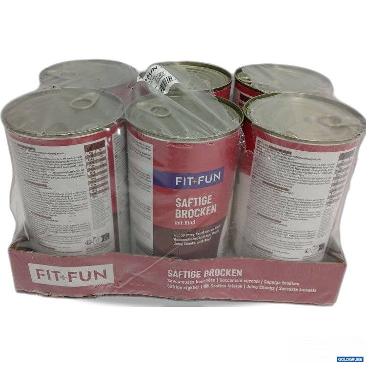 Artikel Nr. 891928: Fit+Fun Saftige Brocken mit Rind 6×1240g
