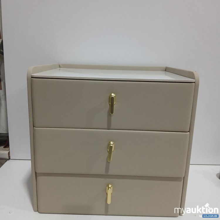 Artikel Nr. 957928: Nachttisch Farbe Cream Platte Mamor Optik ca 51x45 cm  