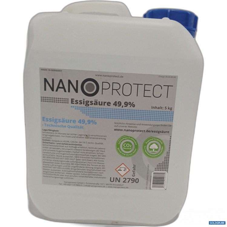 Artikel Nr. 995928 Artikel Nr. 995928: Nano Protect Essigsäure 49,9% 5L