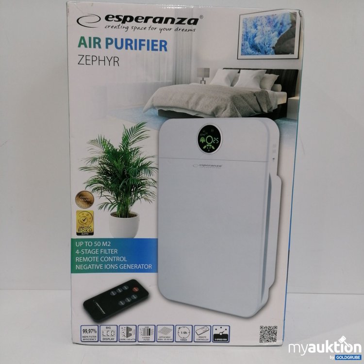 Artikel Nr. 399929: Esperanza Air Purifier Zephyr 35W