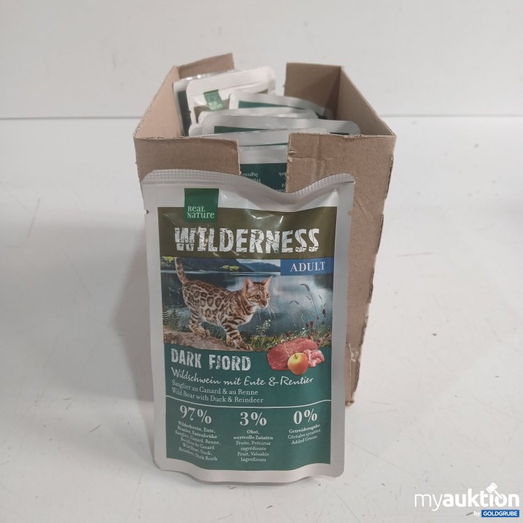 Artikel Nr. 464929: Real Nature Wilderness Katzenfutter Wildschwein mit Ente & Rentier 12x85g