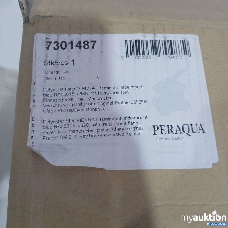 Artikel Nr. 872929 Artikel Nr. 872929: Peraqua Polyester Filter Vienna 7301487