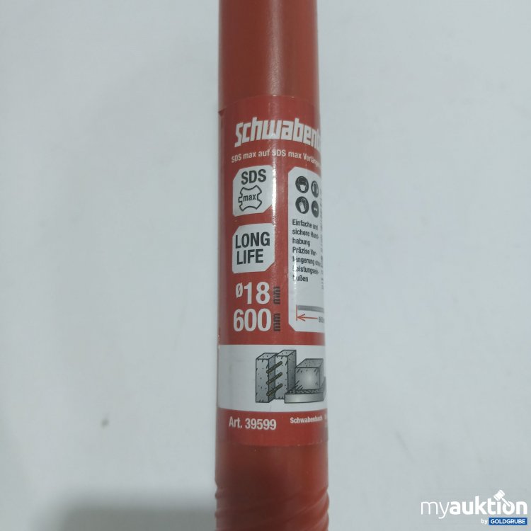 Artikel Nr. 882929: Schwabenbach SDS max auf SDS max Verlängerung 600mm 18mm 39599