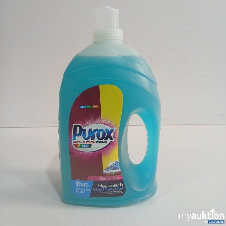 Artikel Nr. 884929: Purox Anti-Flecken Formel Bergblumen Waschmittel Gel 4,3L 