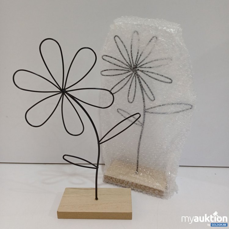 Artikel Nr. 894929: Dekoblumen aus Draht 2Stk. ca.24cm