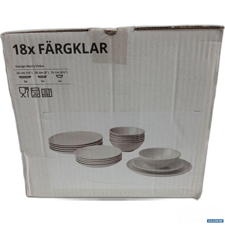 Artikel Nr. 994929: FÄRGKLAR DESIGN MARIA VINKA 18 Teilig