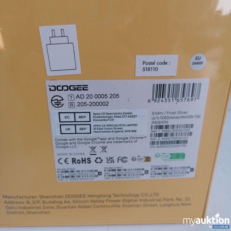 Artikel Nr. 438930: DOOGEE S Mini 256GB, 15GB RAM, 
