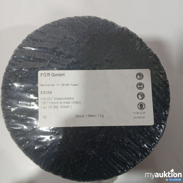 Artikel Nr. 441930: FGR GmbH HS-DC VliesScheibe 15x13 mm A-med (blau)
