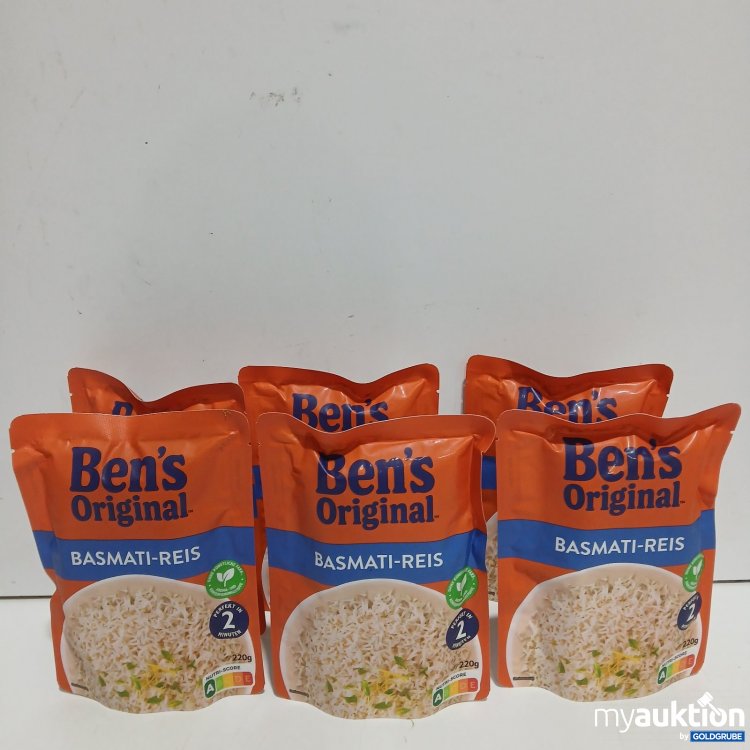 Artikel Nr. 478930: 6x220g Ben's Original Basmati-Reis