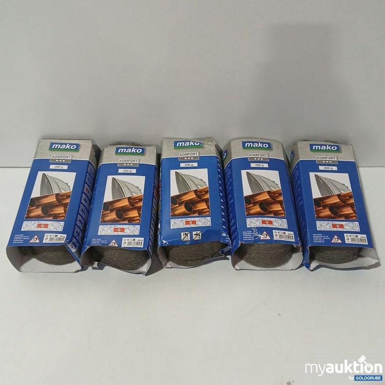 Artikel Nr. 523930 Artikel Nr. 523930: Mako Stahlwolle Komfort 5er Set