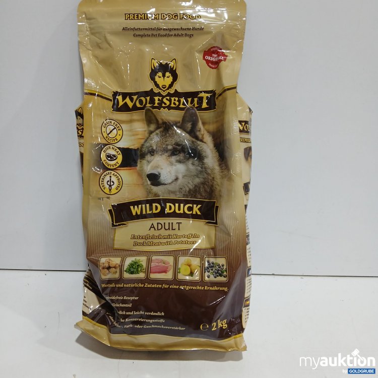 Artikel Nr. 891930: Wolfsblut Wild Duck Adult Entenfleisch mit Kartoffeln 2Kg