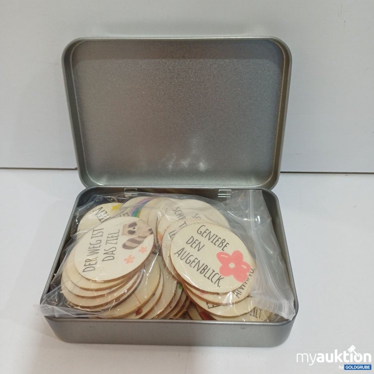 Artikel Nr. 894930: Motivierende Holztafeln, ca.d=4cm, Anzahl unersichtlich