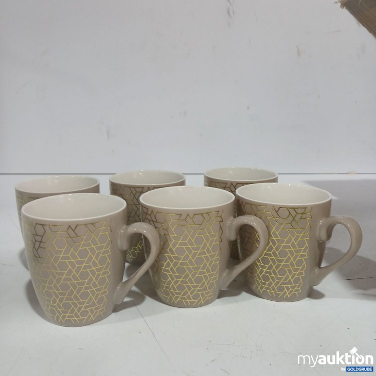 Artikel Nr. 939930 Artikel Nr. 939930: Kaffeetassen mit Muster beige gold