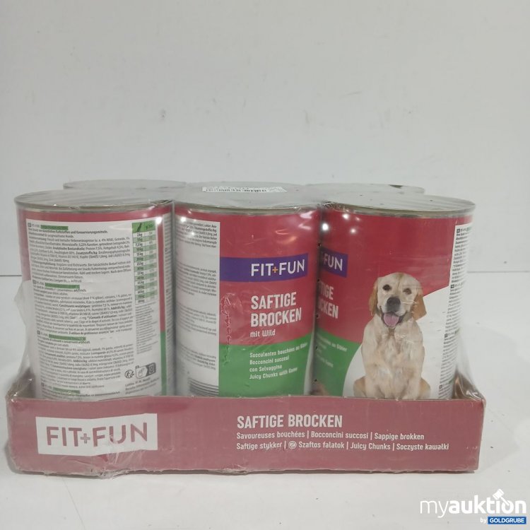 Artikel Nr. 973930 Artikel Nr. 973930: FIT+FUN Saftige Brocken mit Wild 6x1240g