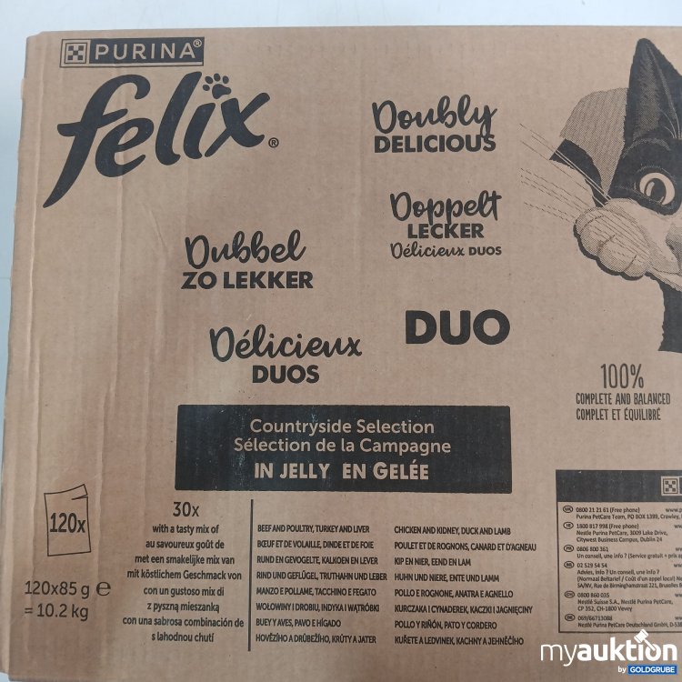 Artikel Nr. 991930: Purina Felix Countryside Selection in Jelly und Gelee 120×85g 