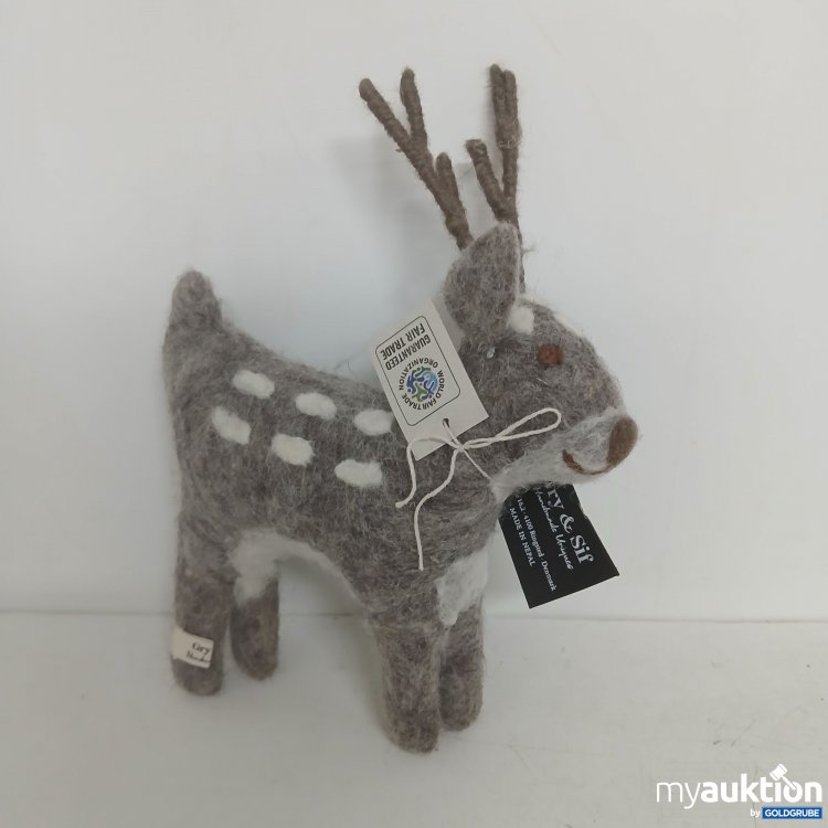 Artikel Nr. 397931 Artikel Nr. 397931: Gry&Sif Gray Deer ca.22x17cm