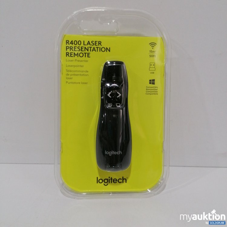 Artikel Nr. 856931 Artikel Nr. 856931: Logitech R400 Laser Presentation Remote Laserpointer