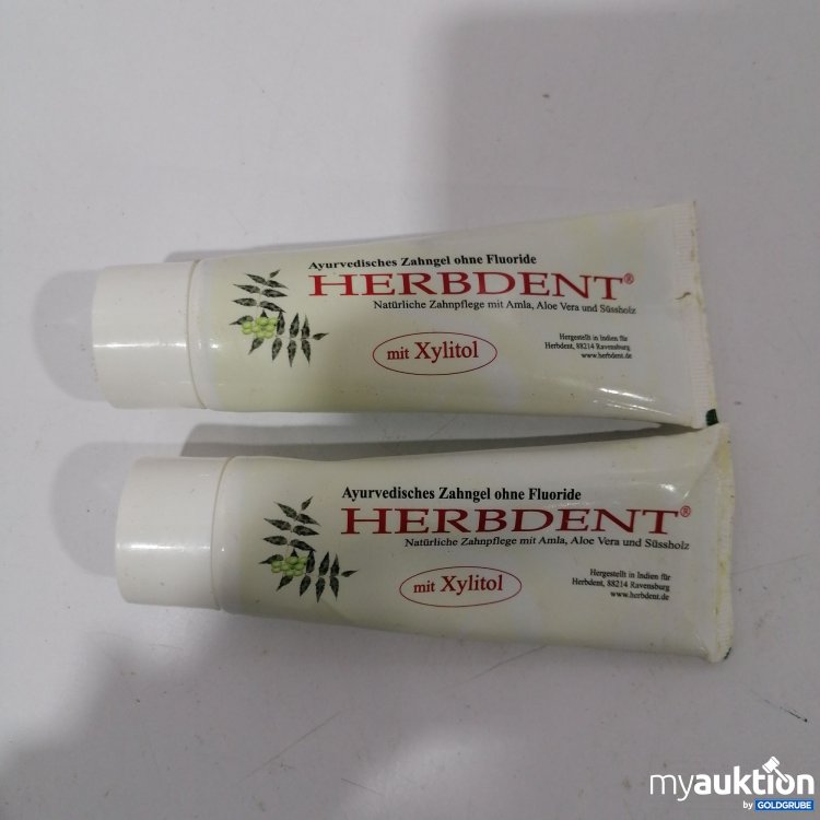 Artikel Nr. 903931: Herbdent Zahngel ohne Fluorid 2x100g