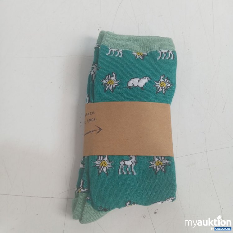 Artikel Nr. 930931 Artikel Nr. 930931: Socken mit buntem Muster aus grüner Baumwolle
Größe nicht angegeben
