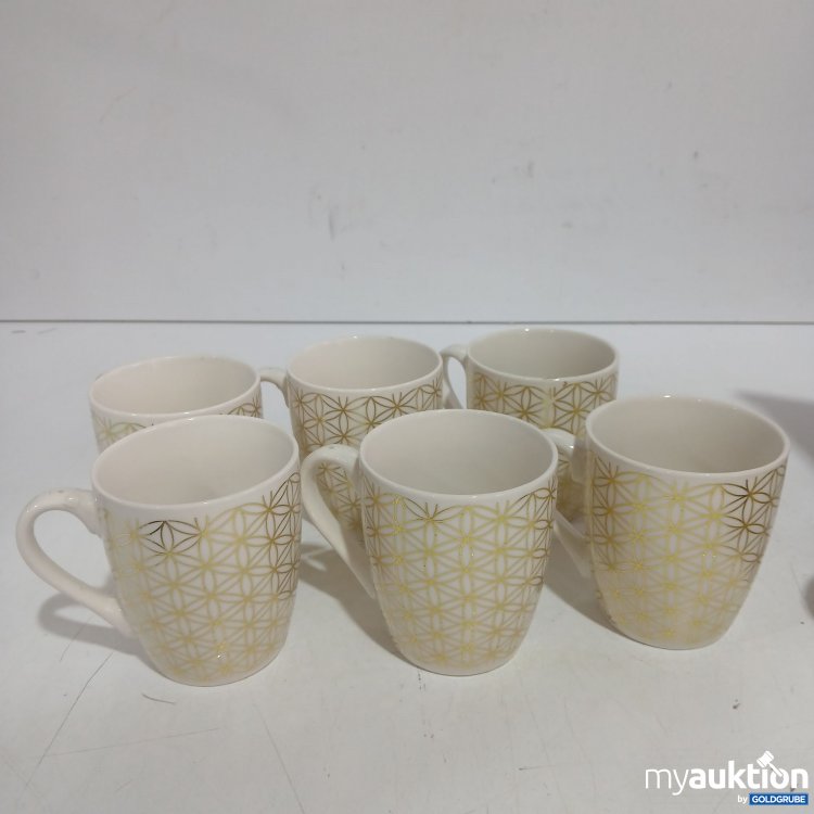 Artikel Nr. 939931 Artikel Nr. 939931: Kaffeetassen mit Muster weiß gold
