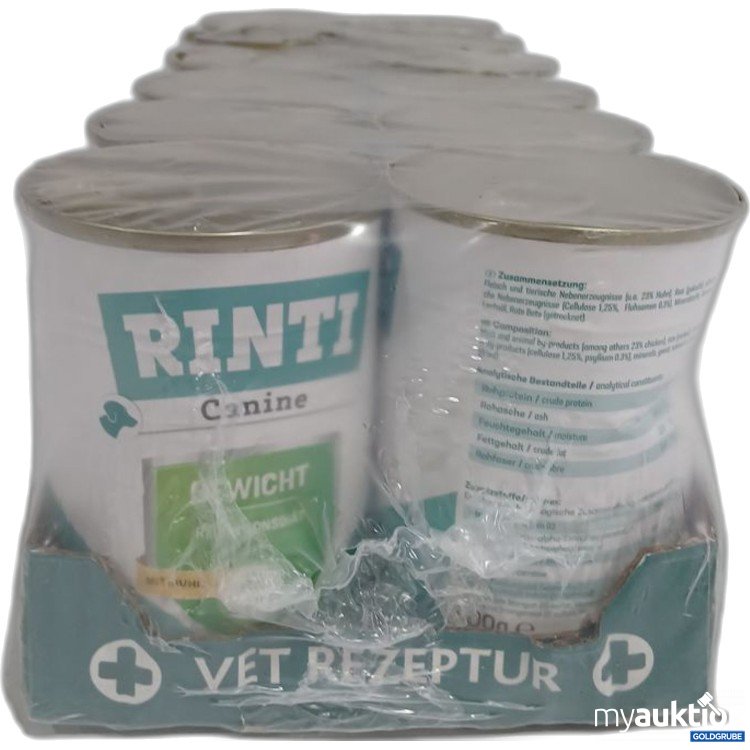 Artikel Nr. 973931: Rinti Canine Vet Rezeptur 12x400 g