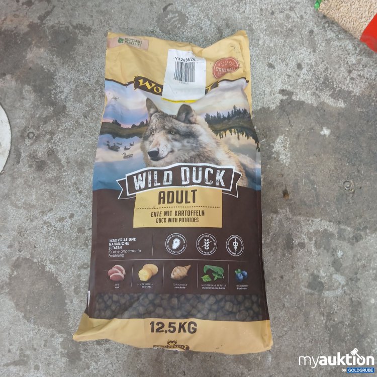Artikel Nr. 990931 Artikel Nr. 990931: Wolfsblut wild Duck Adult Hundefutter Ente mit Kartoffeln 12,5kg