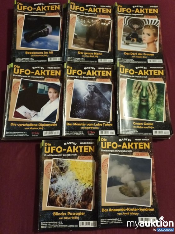 Artikel Nr. 999931 Artikel Nr. 999931: 75 Bastei Hefte Bücher, DIE UFO AKTEN