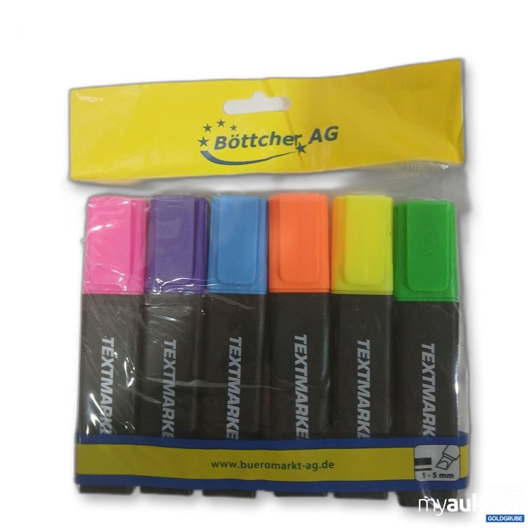 Artikel Nr. 441932 Artikel Nr. 441932: Böttcher AG Textmarker Set 6 Stück