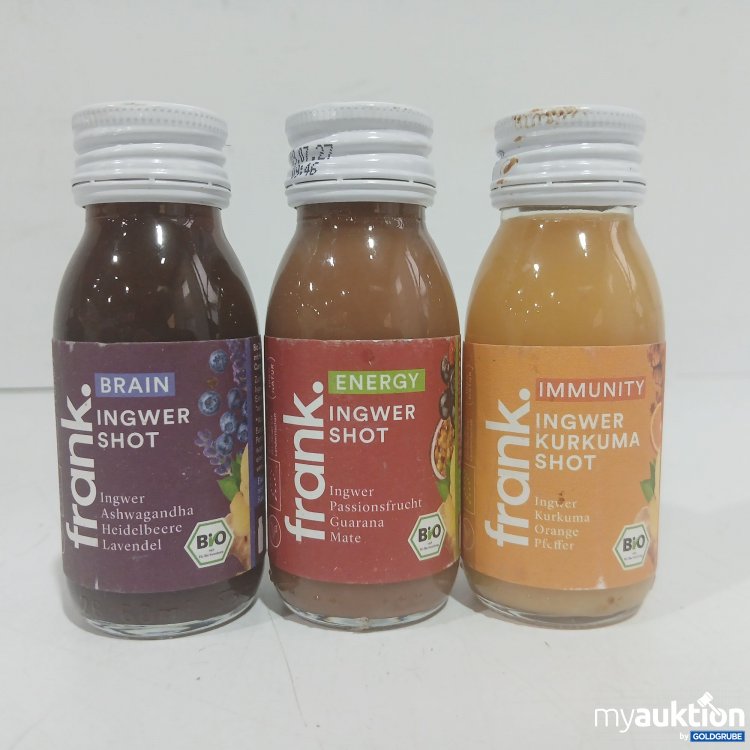 Artikel Nr. 461932: frank Ingwer Shot, Brain-Energy-Immunity, 3x60ml