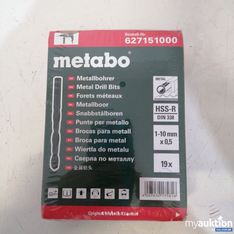 Artikel Nr. 708932: Metabo Metallbohrer 
