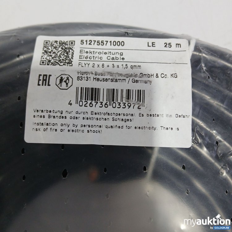 Artikel Nr. 870932 Artikel Nr. 870932: Elektroleitung 25m