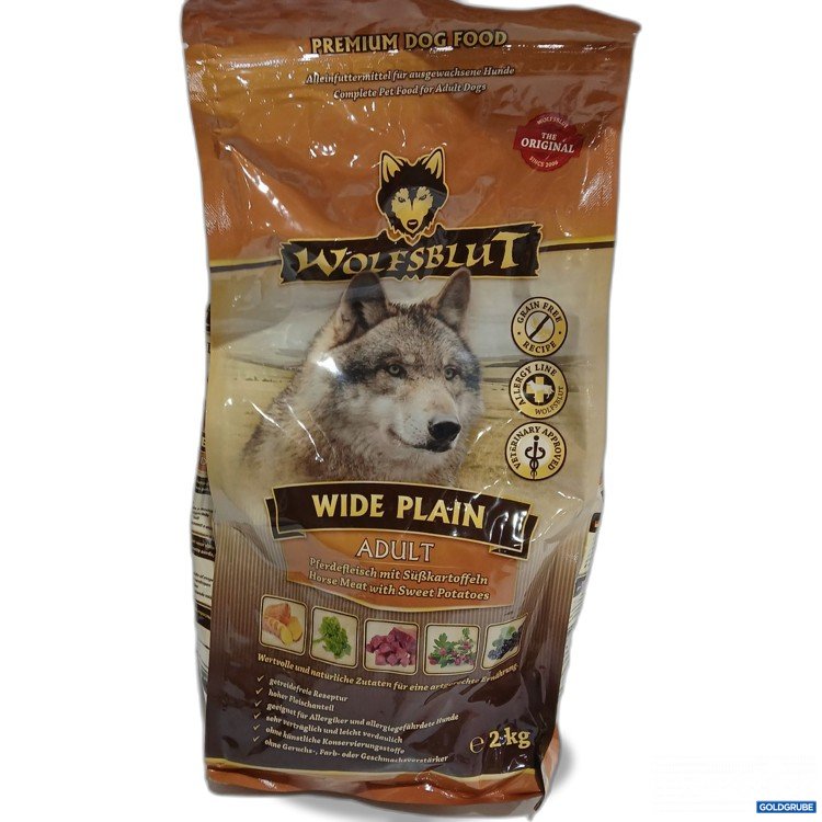 Artikel Nr. 891932: Wolfsblut Wide Plain Pferdefleisch mit Süßkartoffeln 2Kg 