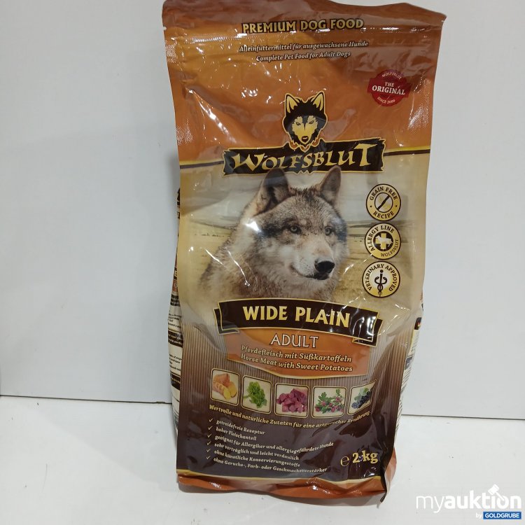 Artikel Nr. 891932: Wolfsblut Wide Plain Pferdefleisch mit Süßkartoffeln 2Kg 