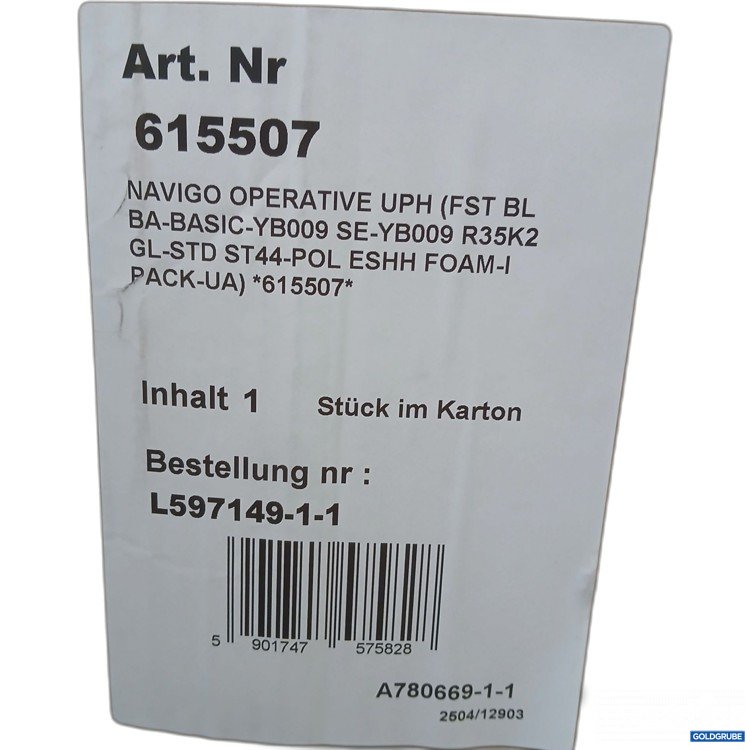 Artikel Nr. 957932: Eurodis Navigo operative UPH Bürostuhl Schwarz Art.Nr: 615507 