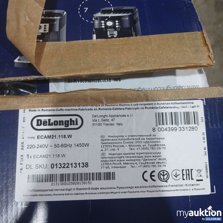 Artikel Nr. 978932 Artikel Nr. 978932: Delonghi Magnifica S ECAM21.118.W